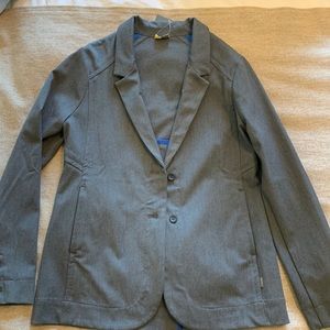 Eddie Bauer gray travelers blazer jacket Size 10 Tall